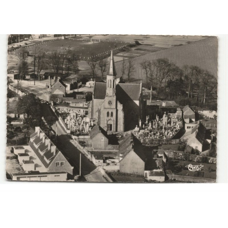 RINXENT: l'église vue aérienne 10X15 - très bon état
