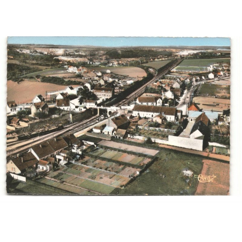 RINXENT: vue générale vue aérienne 10X15 - très bon état