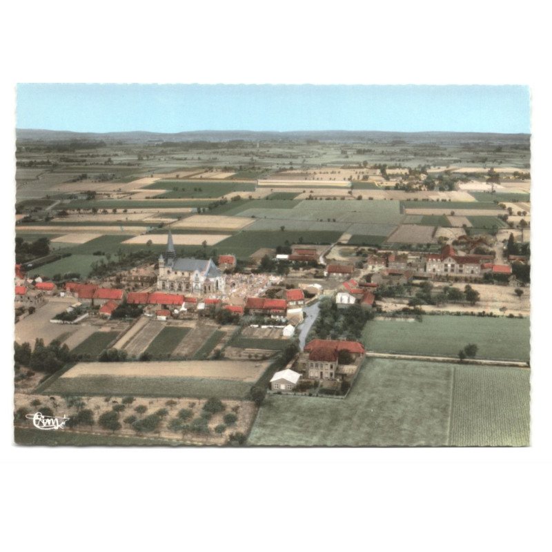 RICHEBOURG-L'AVOUE: vue aérienne 10X15 - très bon état