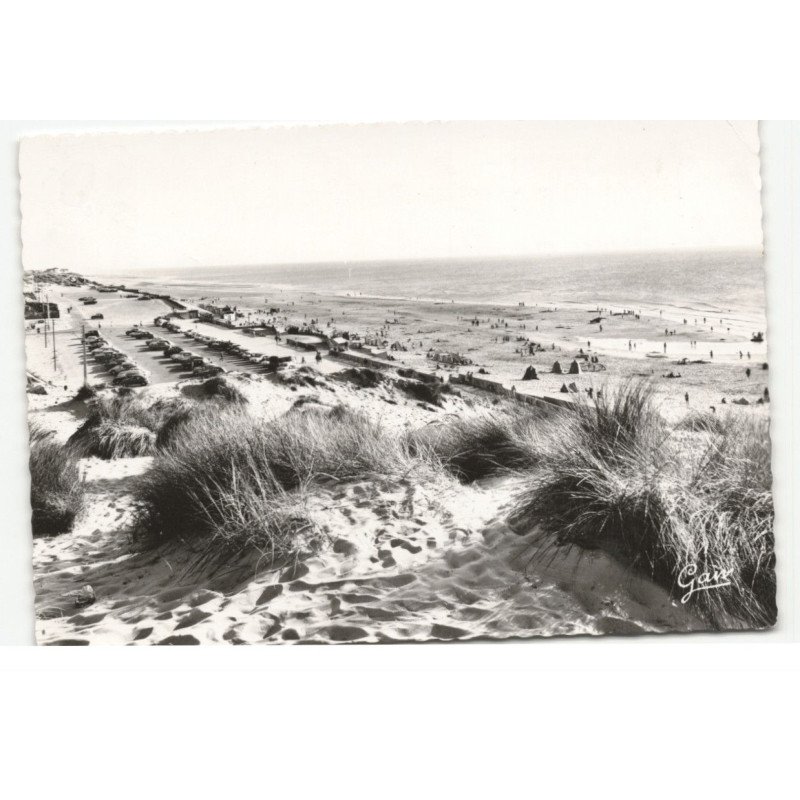 STELLA PLAGE: vue générale de la plage vue aérienne 10X15 - très bon état