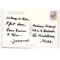 STELLA PLAGE: vue générale de la plage vue aérienne 10X15 - très bon état