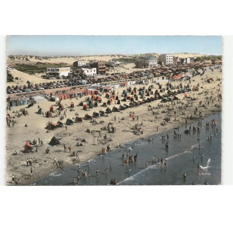 STELLA-PLAGE: la plage vue aérienne 10X15 - très bon état