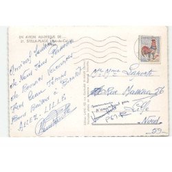 STELLA-PLAGE: la plage vue aérienne 10X15 - très bon état