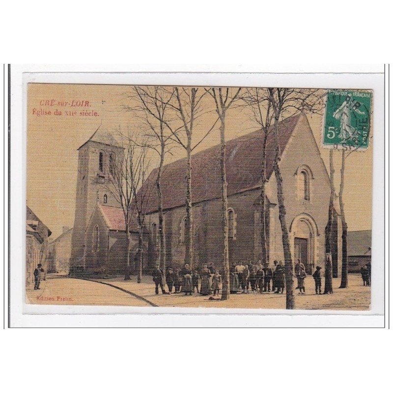 CRE-sur-LOIR : eglise du XIIe siecle - tres bon etat