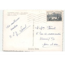 WATTERLOS: place de la république, église sainte-thérèse vue aérienne 10X15 - très bon état