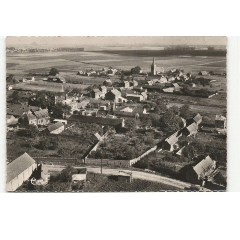 WASNES-au-BAC: vue générale vue aérienne 10X15 - très bon état