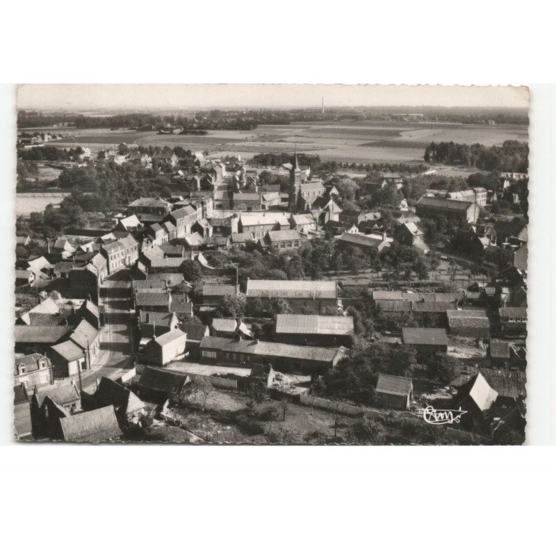WAHAGNIES: vue générale vue aérienne 10X15 - très bon état