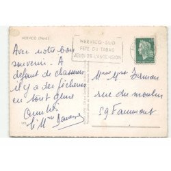 WERVICQ: 3 vues vue aérienne 10X15 - très bon état