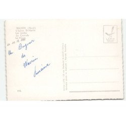 WAVRIN: 4 vues, souvenir de... vue aérienne 10X15 - très bon état