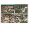 WALINCOURT: 4 vues l'église le chateau place jean-jaures église saint-pierre vue aérienne 10X15 - très bon état