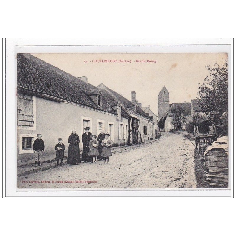 COULOMBIERS : bas du bourg - tres bon etat