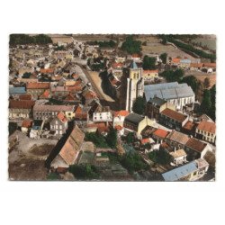 WORMHOUT: vue générale, église saint-martin vue aérienne 10X15 - très bon état