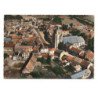 WORMHOUT: vue générale, église saint-martin vue aérienne 10X15 - très bon état