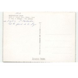 WERVICQ-SUD: grand' place, l'église dans le fond la belgique vue aérienne 10X15 - très bon état