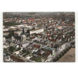 WATTRELOS: église sainte-thérèse vue aérienne 10X15 - très bon état