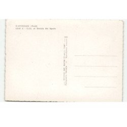 WATTRELOS: C.I.L. et terrain des sports vue aérienne 10X15 - très bon état