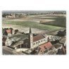 ZUYDCOOTE: église saint-nicolas et la plaine des flandres vue aérienne 10X15 - très bon état