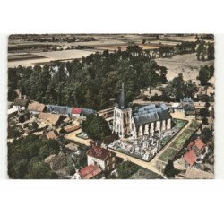 WEST-CAPPEL: l'église vue aérienne 10X15 - très bon état
