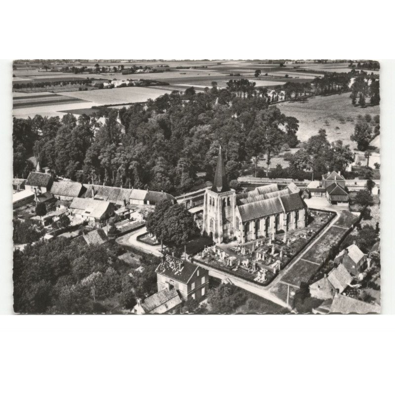 WEST-CAPPEL: l'église vue aérienne 10X15 - très bon état