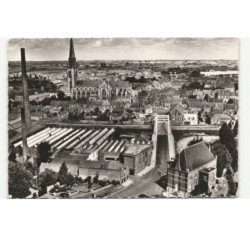 WERVICQ-SUD: le pont-frontière sur la lys vue aérienne 10X15 - très bon état