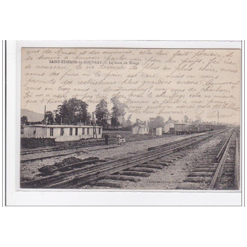 SAINT-ETIENNE-du-ROUVRAY : la gare de triage - tres bon etat