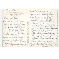 WERVICQ-SUD: vue générale vue aérienne 10X15 - très bon état