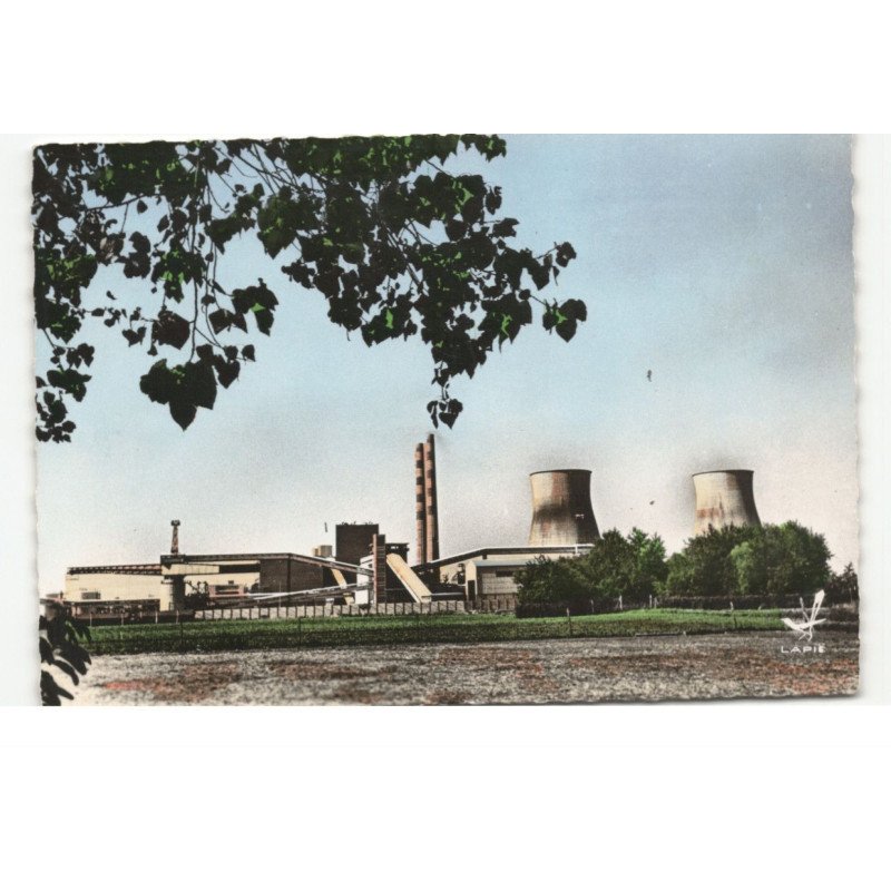 WAURIN: la centrale vue aérienne 10X15 - très bon état