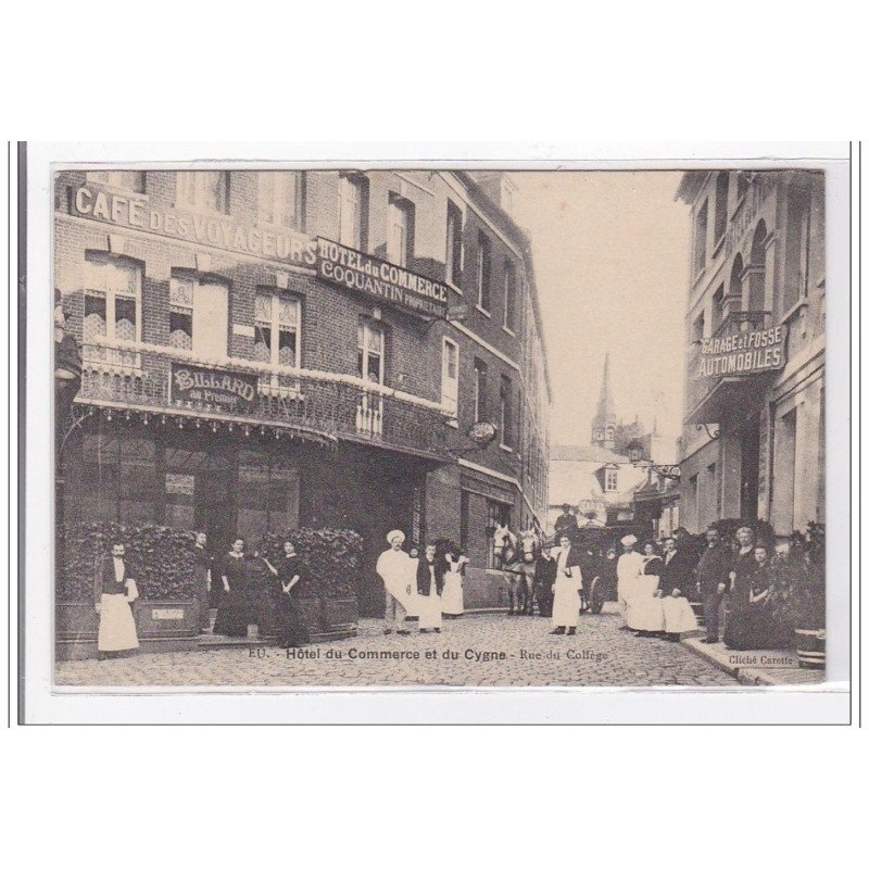 SEINE-MARITIME : hotel du commerce et du cygne, rue du college - tres bon etat