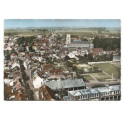 WAMBRECHIES: vue générale vue aérienne 10X15 - très bon état