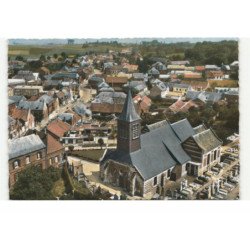WALINCOURT: l'église vue aérienne 10X15 - très bon état