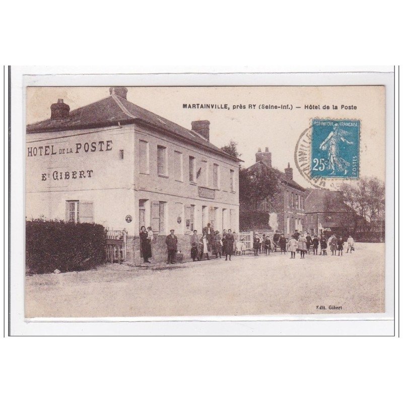 MARTAINVILLE : hotel de la poste - tres bon etat