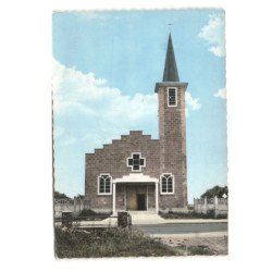 ZUYDCOOTE: église saint-nicolas vue aérienne 10X15 - très bon état