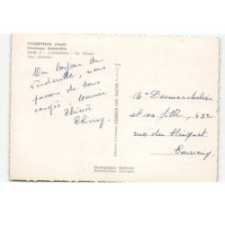 VENDEVILLE: pèlerinage sainte-rita, l'autoroute, le village vue aérienne 10X15 - très bon état