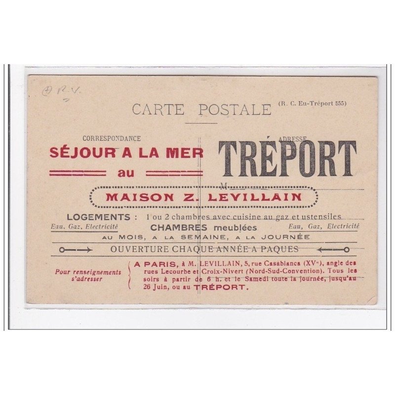 LE TREPORT : une baignade mouvementée - tres bon etat LE TREPORT : une baignade mouvementée - tres bon etat