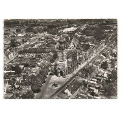 VALENCIENNES: église saint-michel et monument du roi albert vue aérienne 10X15 - très bon état
