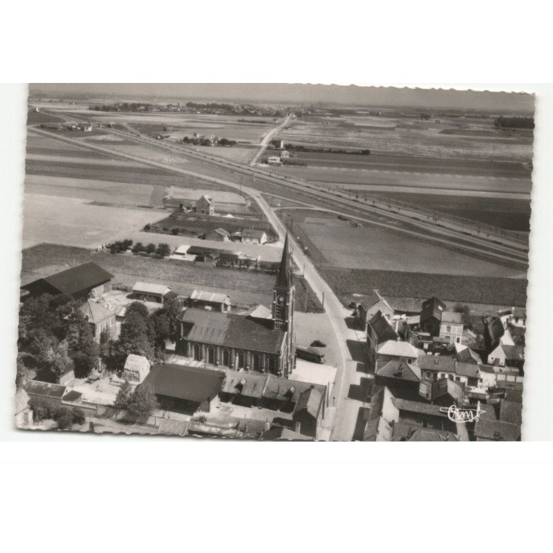 VENDEVILLE: pèlerinage sainte-rita, l'église vue aérienne 10X15 - très bon état