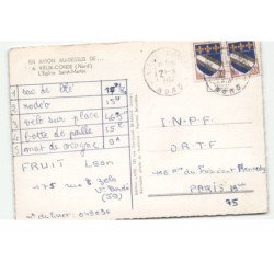 VIEUX-CONDE: l'église saint-martin vue aérienne 10X15 - très bon état