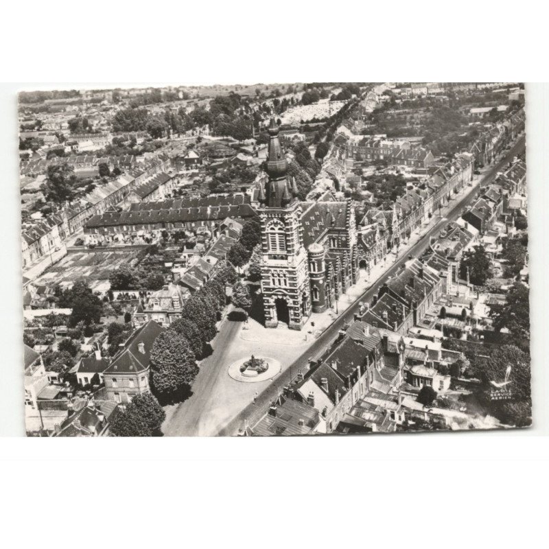 VALENCIENNES: l'église saint-michel vue aérienne 10X15 - très bon état