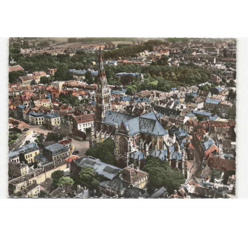 VALENCIENNES: notre-dame du saint-cordon vue aérienne 10X15 - très bon état