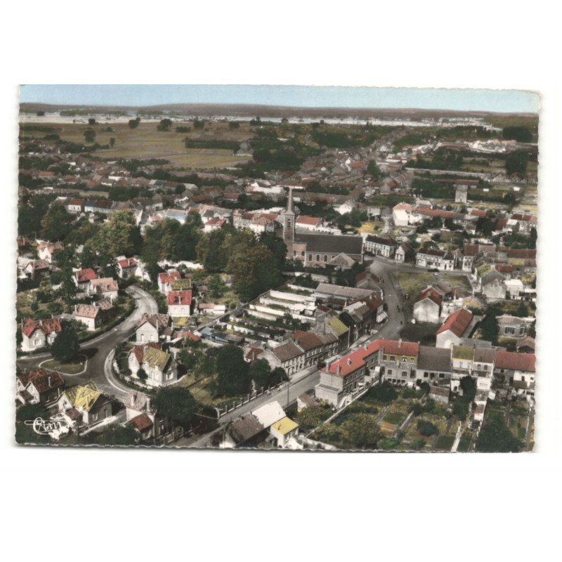 VIEUX-CONDE: vue générale vue aérienne 10X15 - très bon état