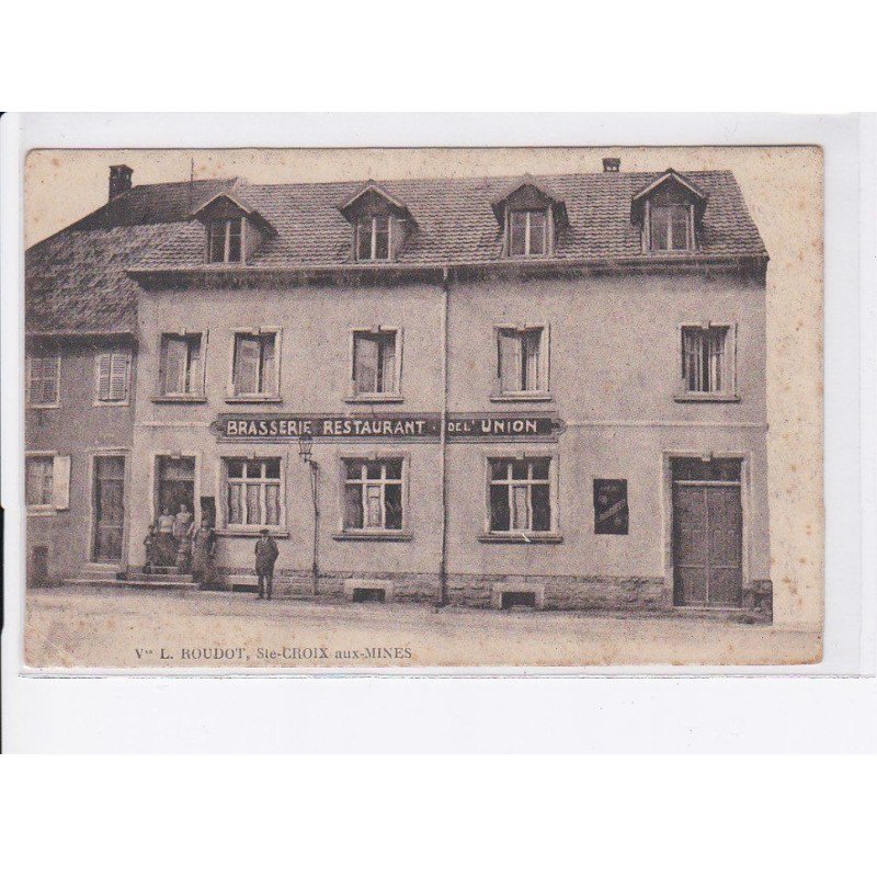 SAINTE-CROIX-aux-MINES: brasserie restaurant del union - état