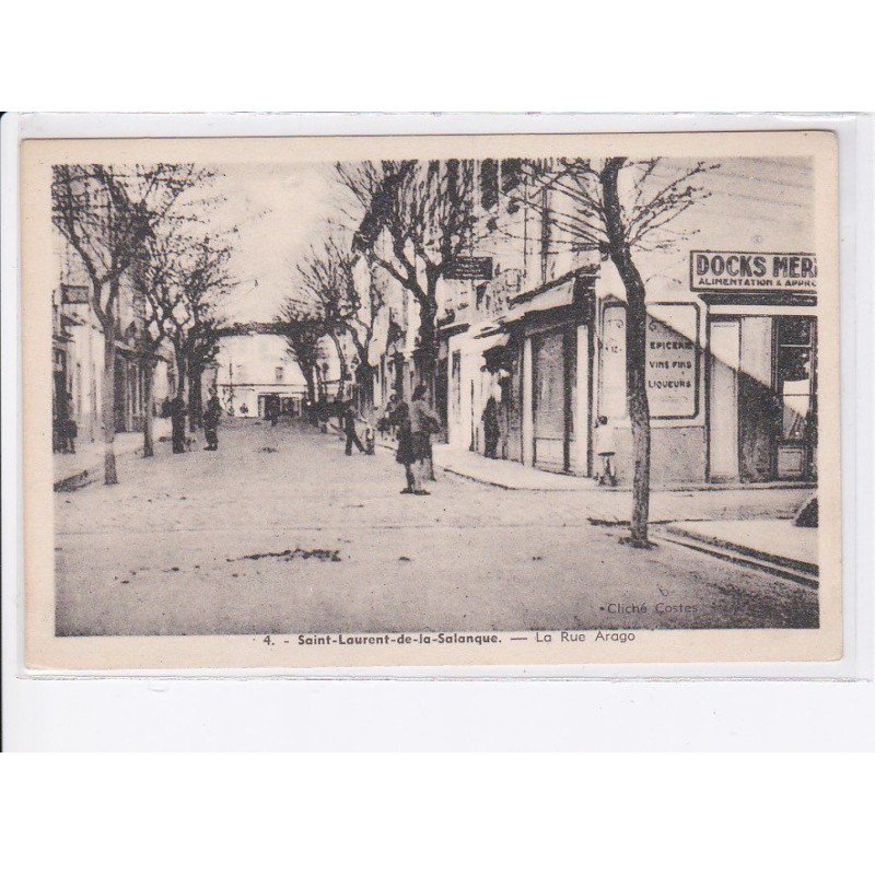 SAINT-LAURENT-de-la-SALANQUE: la rue arago - très bon état