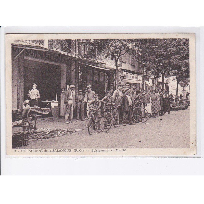 SAINT-LAURENT-de-la-SALANQUE: poissonnerie et marché, vélo - très bon état