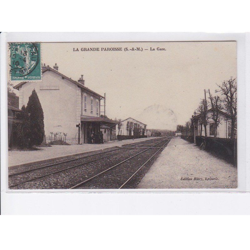 LA GRANDE PAROISSE: la gare - très bon état