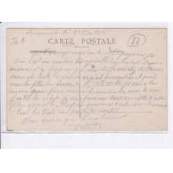 BEAUMONT-de-LOMAGNE: rue despeyrous, jour de marché, café bauer, carpuat - très bon état