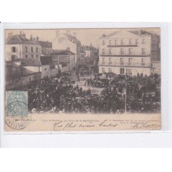 FONTAINEBLEAU: place solférino, la foire de la sainte-catherine - très bon état