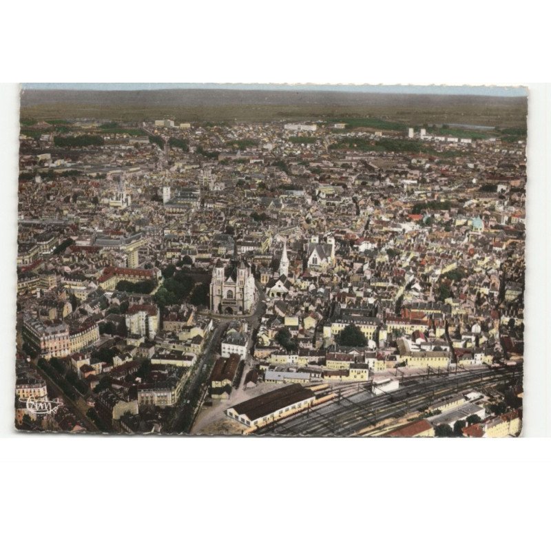 DIJON: vue panoramique vue aérienne 10X15 - très bon état