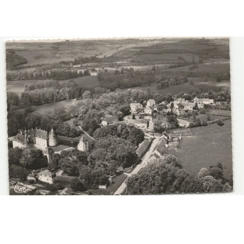 COMMARIN: vue générale vue aérienne 10X15 - très bon état