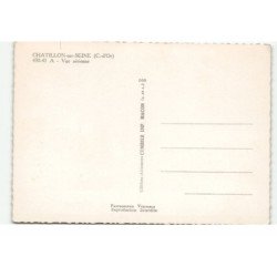 CHATILLON-sur-SEINE: vue aérienne 10X15 - très bon état