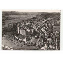 CHATEAUNEUF: vue générale, chateau manoir philippe pot XVe siecle vue aérienne 10X15 - très bon état